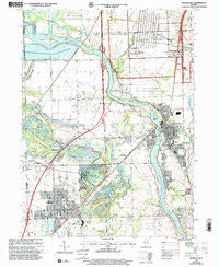 Wilmington Illinois Historical topographic map, 1:24000 scale, 7.5 X 7.5 Minute, Year 1999