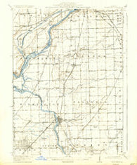 Wilmington Illinois Historical topographic map, 1:62500 scale, 15 X 15 Minute, Year 1918