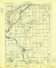 Wilmington Illinois Historical topographic map, 1:62500 scale, 15 X 15 Minute, Year 1918