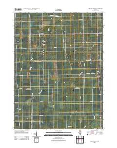 Wilton Center Illinois Historical topographic map, 1:24000 scale, 7.5 X 7.5 Minute, Year 2012