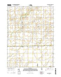 Wilton Center Illinois Current topographic map, 1:24000 scale, 7.5 X 7.5 Minute, Year 2015
