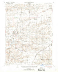 Winchester Illinois Historical topographic map, 1:62500 scale, 15 X 15 Minute, Year 1924