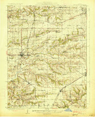Winchester Illinois Historical topographic map, 1:62500 scale, 15 X 15 Minute, Year 1926