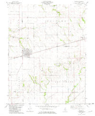Windsor Illinois Historical topographic map, 1:24000 scale, 7.5 X 7.5 Minute, Year 1981