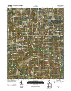 Winkle Illinois Historical topographic map, 1:24000 scale, 7.5 X 7.5 Minute, Year 2012