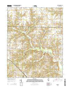 Winkle Illinois Current topographic map, 1:24000 scale, 7.5 X 7.5 Minute, Year 2015