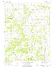 Winkle Illinois Historical topographic map, 1:24000 scale, 7.5 X 7.5 Minute, Year 1974