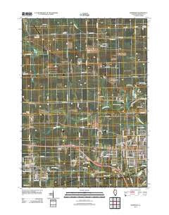 Winnebago Illinois Historical topographic map, 1:24000 scale, 7.5 X 7.5 Minute, Year 2012