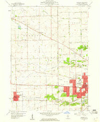 Winnebago Illinois Historical topographic map, 1:24000 scale, 7.5 X 7.5 Minute, Year 1959