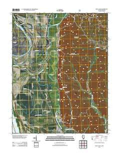 Wolf Lake Illinois Historical topographic map, 1:24000 scale, 7.5 X 7.5 Minute, Year 2012