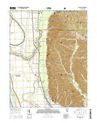 Wolf Lake Illinois Current topographic map, 1:24000 scale, 7.5 X 7.5 Minute, Year 2015