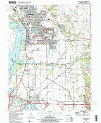 Wood River Illinois Historical topographic map, 1:24000 scale, 7.5 X 7.5 Minute, Year 1994