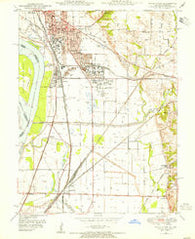 Wood River Illinois Historical topographic map, 1:24000 scale, 7.5 X 7.5 Minute, Year 1948