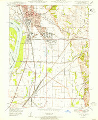 Wood River Illinois Historical topographic map, 1:24000 scale, 7.5 X 7.5 Minute, Year 1948