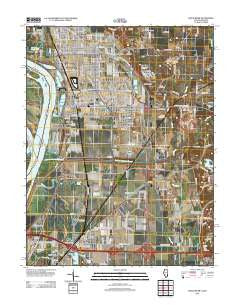 Wood River Illinois Historical topographic map, 1:24000 scale, 7.5 X 7.5 Minute, Year 2012