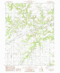 Woodbury Illinois Historical topographic map, 1:24000 scale, 7.5 X 7.5 Minute, Year 1985