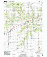 Woodbury Illinois Historical topographic map, 1:24000 scale, 7.5 X 7.5 Minute, Year 1998