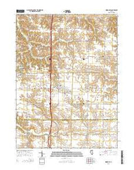 Woodhull Illinois Current topographic map, 1:24000 scale, 7.5 X 7.5 Minute, Year 2015