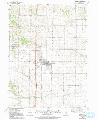 Woodhull Illinois Historical topographic map, 1:24000 scale, 7.5 X 7.5 Minute, Year 1992