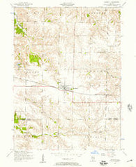 Woodhull Illinois Historical topographic map, 1:24000 scale, 7.5 X 7.5 Minute, Year 1953