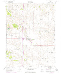 Woodhull Illinois Historical topographic map, 1:24000 scale, 7.5 X 7.5 Minute, Year 1953