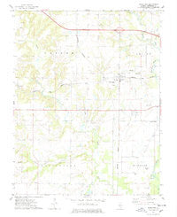Woodlawn Illinois Historical topographic map, 1:24000 scale, 7.5 X 7.5 Minute, Year 1974
