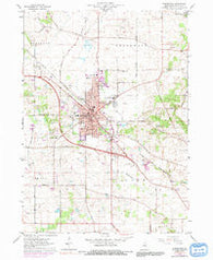 Woodstock Illinois Historical topographic map, 1:24000 scale, 7.5 X 7.5 Minute, Year 1963