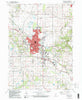 Woodstock Illinois Historical topographic map, 1:24000 scale, 7.5 X 7.5 Minute, Year 1992