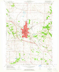 Woodstock Illinois Historical topographic map, 1:24000 scale, 7.5 X 7.5 Minute, Year 1963