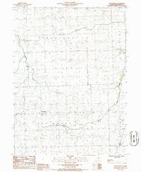 Woodworth Illinois Historical topographic map, 1:24000 scale, 7.5 X 7.5 Minute, Year 1986