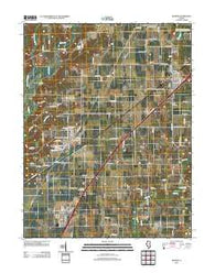 Worden Illinois Historical topographic map, 1:24000 scale, 7.5 X 7.5 Minute, Year 2012