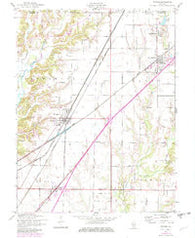Worden Illinois Historical topographic map, 1:24000 scale, 7.5 X 7.5 Minute, Year 1954
