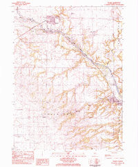 Wyanet Illinois Historical topographic map, 1:24000 scale, 7.5 X 7.5 Minute, Year 1983