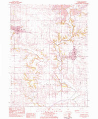 Wyoming Illinois Historical topographic map, 1:24000 scale, 7.5 X 7.5 Minute, Year 1983