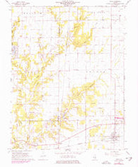Xenia Illinois Historical topographic map, 1:24000 scale, 7.5 X 7.5 Minute, Year 1968