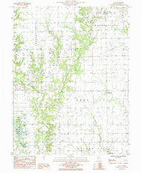 Yale Illinois Historical topographic map, 1:24000 scale, 7.5 X 7.5 Minute, Year 1985