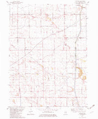 York Town Illinois Historical topographic map, 1:24000 scale, 7.5 X 7.5 Minute, Year 1982
