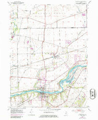 Yorkville Illinois Historical topographic map, 1:24000 scale, 7.5 X 7.5 Minute, Year 1953