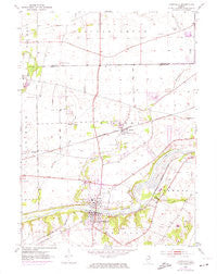 Yorkville Illinois Historical topographic map, 1:24000 scale, 7.5 X 7.5 Minute, Year 1953