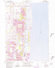 Zion Illinois Historical topographic map, 1:24000 scale, 7.5 X 7.5 Minute, Year 1960
