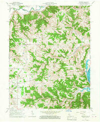 Aberdeen Indiana Historical topographic map, 1:24000 scale, 7.5 X 7.5 Minute, Year 1965