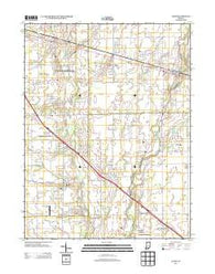 Acton Indiana Historical topographic map, 1:24000 scale, 7.5 X 7.5 Minute, Year 2013