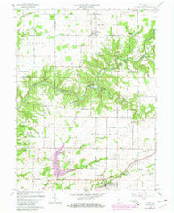Alamo Indiana Historical topographic map, 1:24000 scale, 7.5 X 7.5 Minute, Year 1961