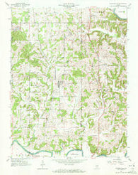 Alfordsville Indiana Historical topographic map, 1:24000 scale, 7.5 X 7.5 Minute, Year 1956