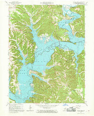 Allens Creek Indiana Historical topographic map, 1:24000 scale, 7.5 X 7.5 Minute, Year 1966