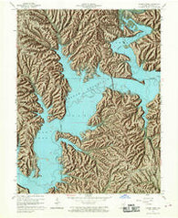 Allens Creek Indiana Historical topographic map, 1:24000 scale, 7.5 X 7.5 Minute, Year 1966