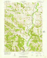 Alpine Indiana Historical topographic map, 1:24000 scale, 7.5 X 7.5 Minute, Year 1956
