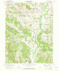 Alpine Indiana Historical topographic map, 1:24000 scale, 7.5 X 7.5 Minute, Year 1971