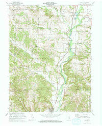 Alpine Indiana Historical topographic map, 1:24000 scale, 7.5 X 7.5 Minute, Year 1971