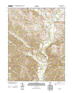 Alpine Indiana Historical topographic map, 1:24000 scale, 7.5 X 7.5 Minute, Year 2013